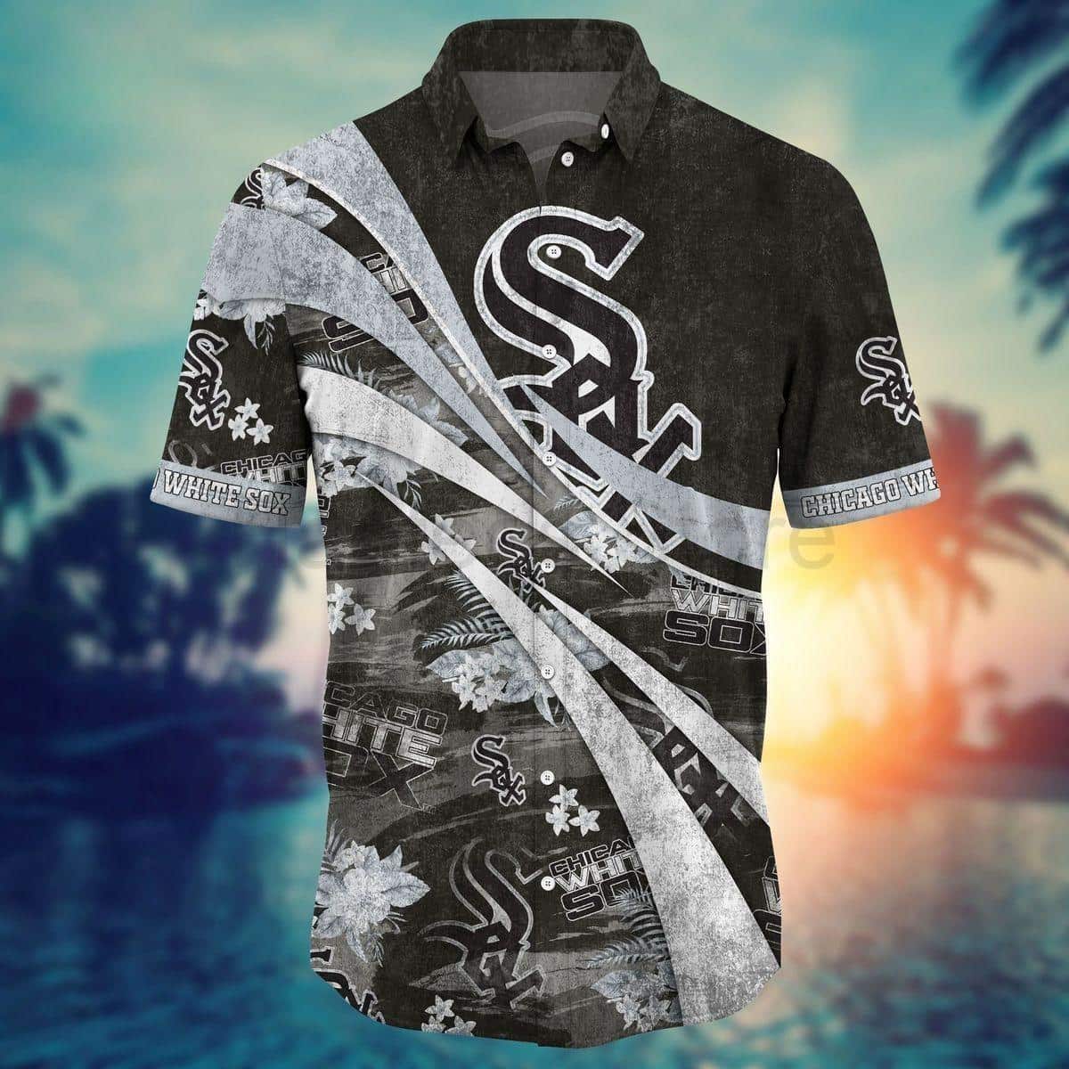 Chicago White Sox Hawaiian Shirt Vintage Aloha Forest Beach Gift For MLB Fans