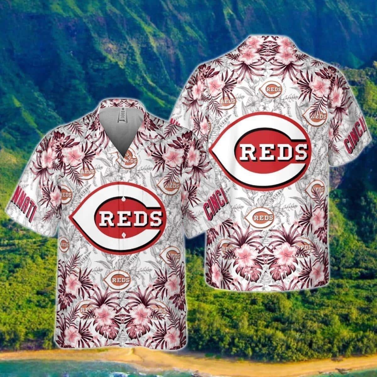MLB Cincinnati Reds Hawaiian Shirt Appealing Tropical Plant Beach Lovers Gift