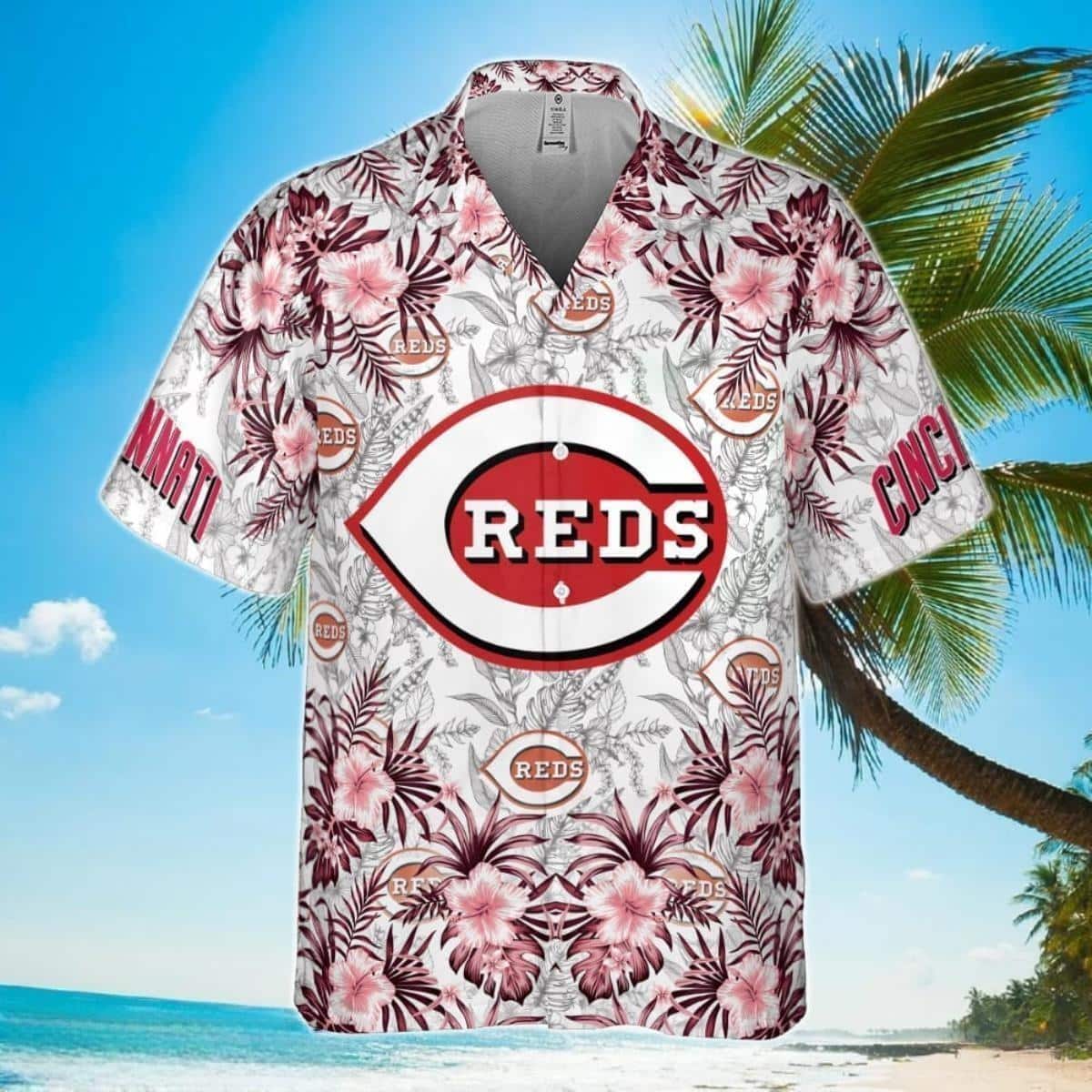 MLB Cincinnati Reds Hawaiian Shirt Appealing Tropical Plant Beach Lovers Gift