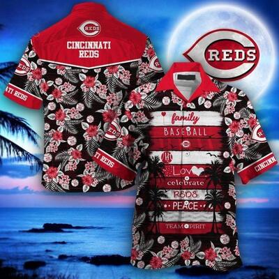 MLB Cincinnati Reds Hawaiian Shirt Family Baseball Team Spirit Gift For Summer Lovers