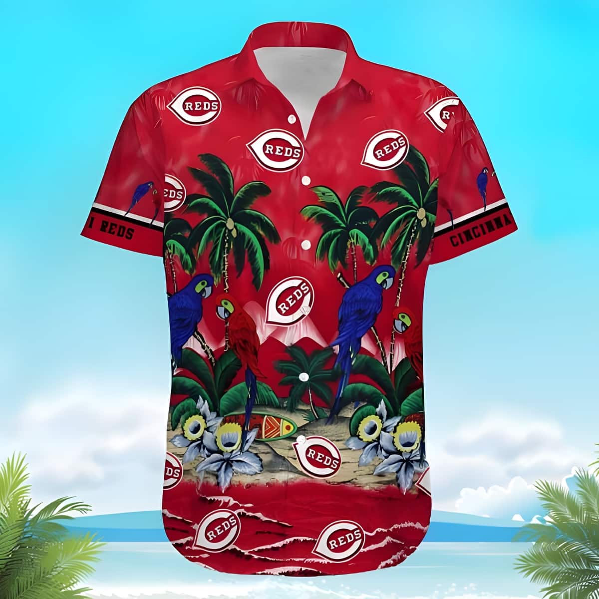 MLB Cincinnati Reds Hawaiian Shirt Aloha Island Beach Lovers Gift