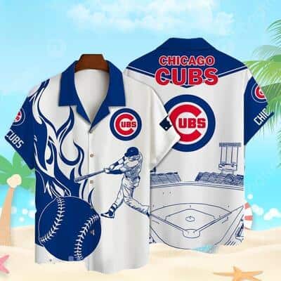 MLB Chicago Cubs Hawaiian Shirt Basic Baseball Team Symbol Gift For Crazy Fans