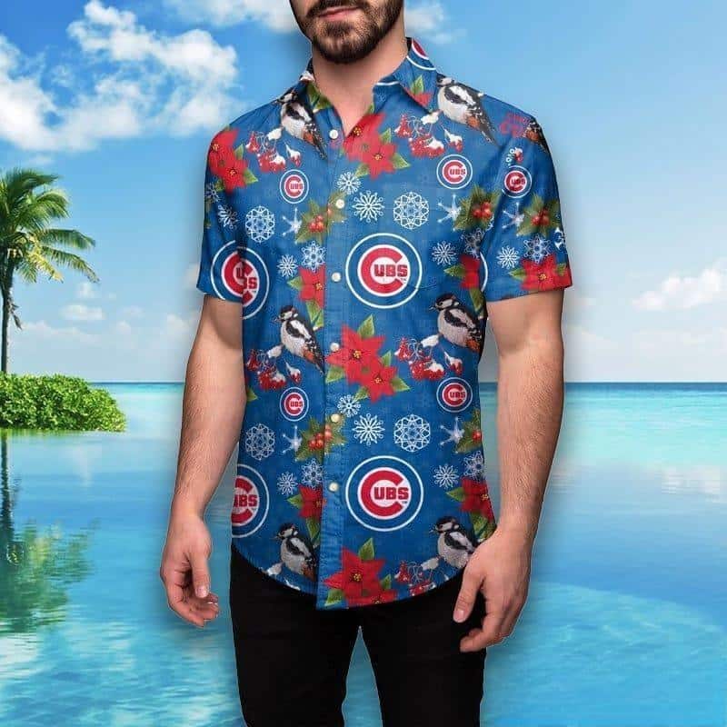 MLB Chicago Cubs Hawaiian Shirt Colorful Tropical Forest Summer Lovers Gift