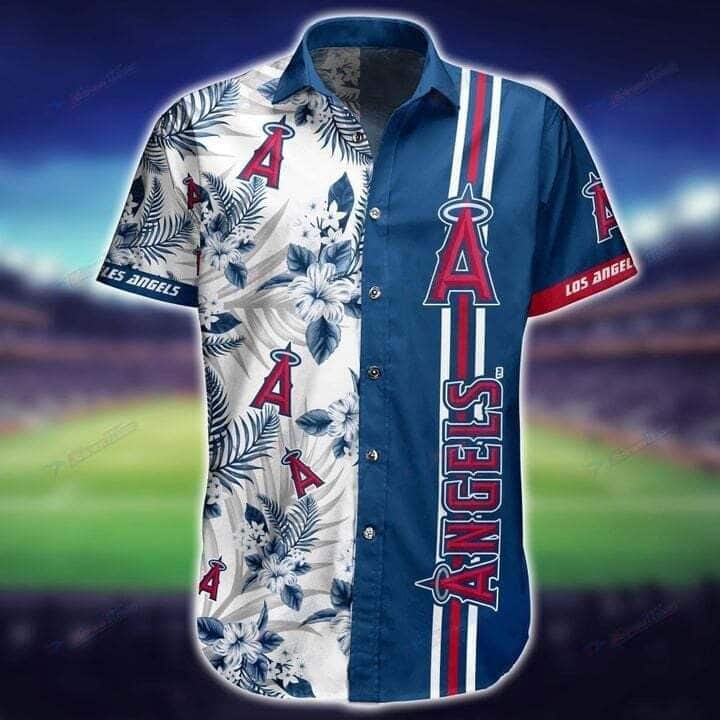 MLB Los Angeles Angels Hawaiian Shirt Aloha Forest Summer Holiday Gift