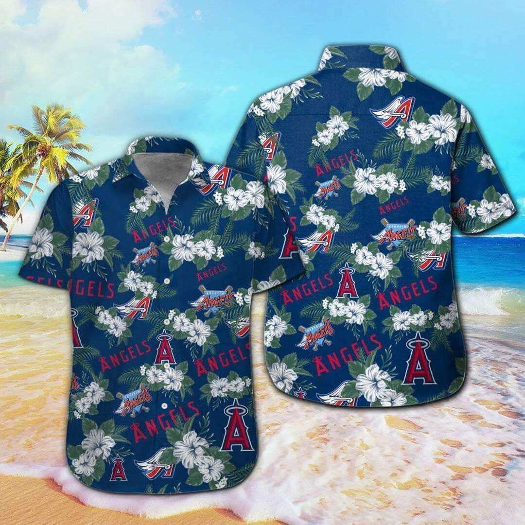 MLB Los Angeles Angels Hawaiian Shirt Aloha Forest Summer Vacation Gift