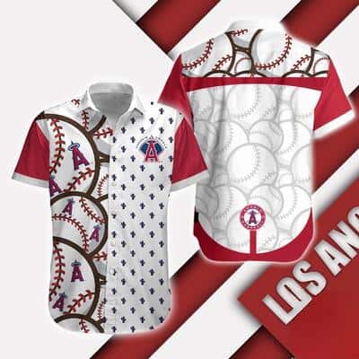 MLB Los Angeles Angels Hawaiian Shirt Baseball Concept Loyal Fans Gift