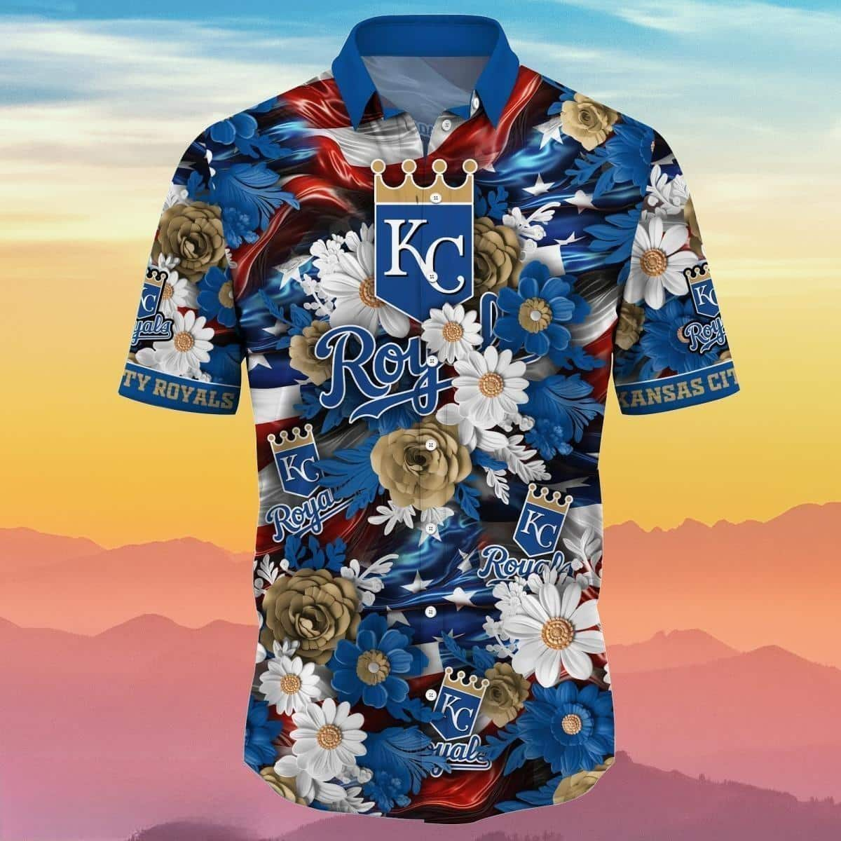 MLB Kansas City Royals Hawaiian Shirt Blue Aloha Trendy Summer Gift For  Baseball Fans