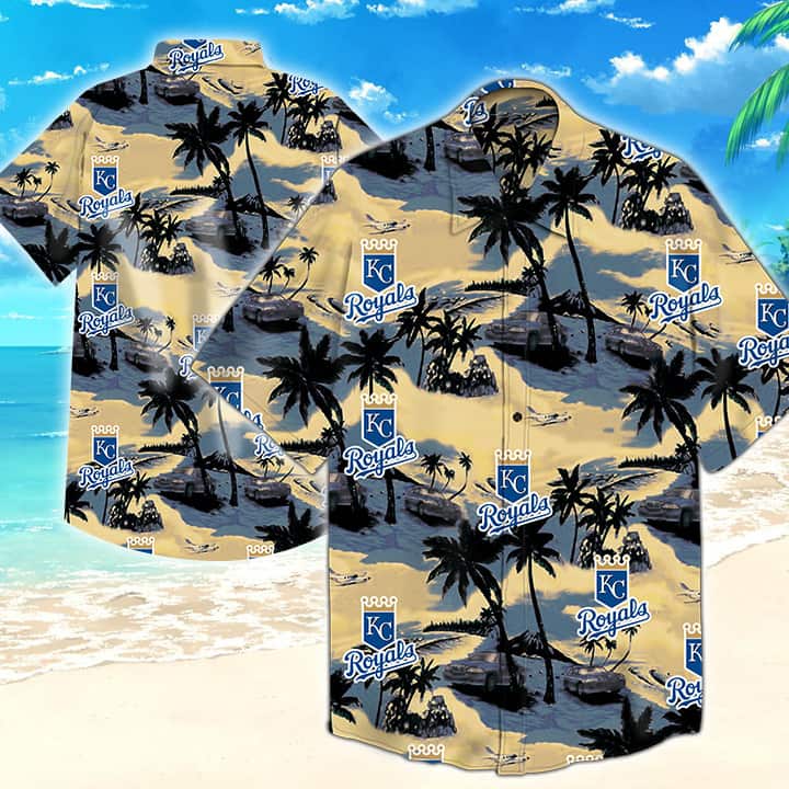 MLB Kansas City Royals Hawaiian Shirt Aloha Tropical Island Best Gift For Baseball Fans