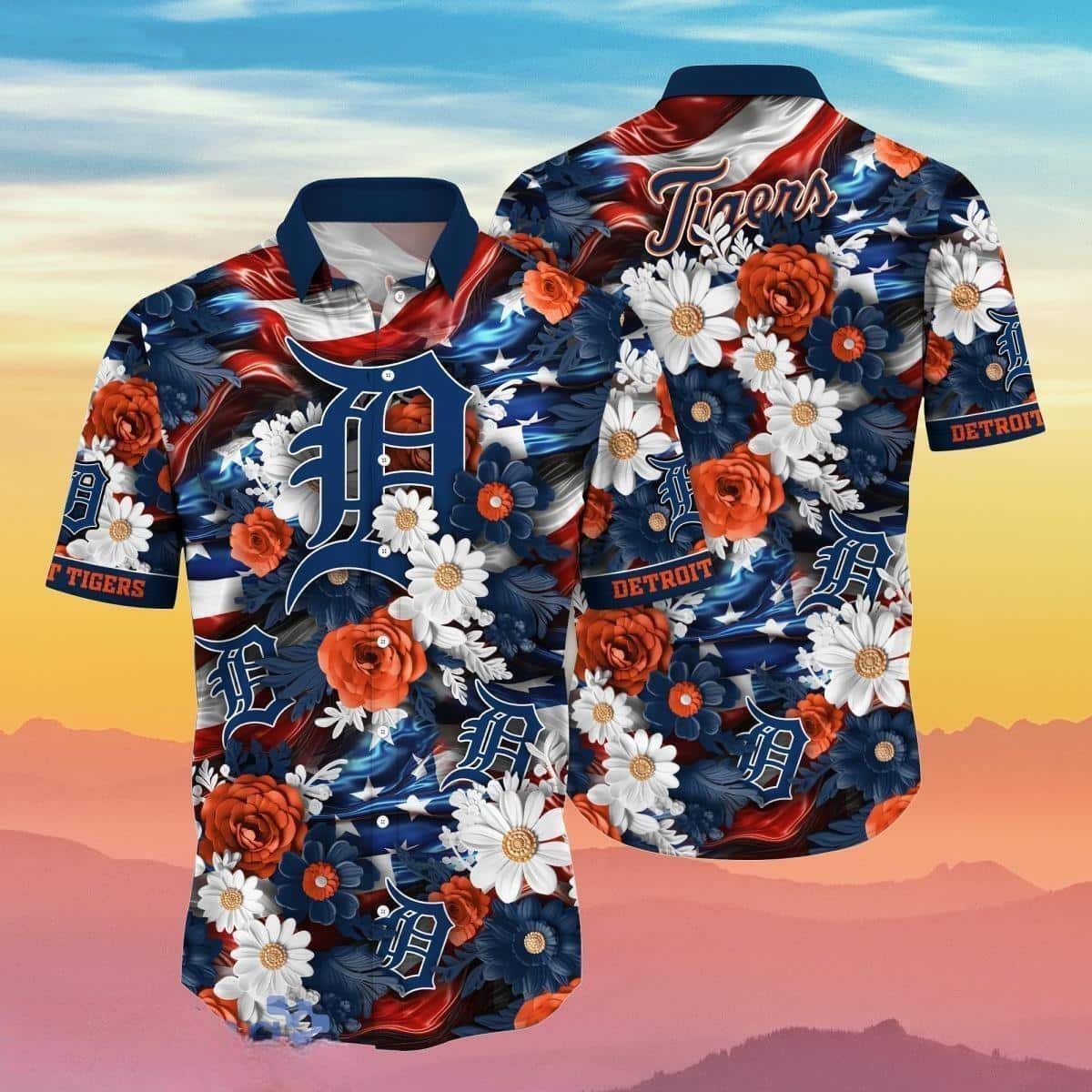Colorful MLB Detroit Tigers Hawaiian Shirt Floral Aloha Summer Lovers Gift For Close Friends