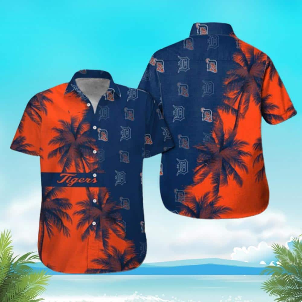 MLB Detroit Tigers Hawaiian Shirt Appealing Pattern Summer Beach Gift For Baseball Lovers