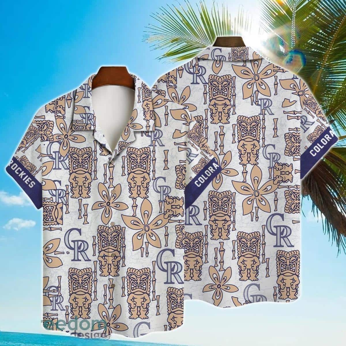 MLB Colorado Rockies Hawaiian Shirt Funny Arts Beach Gift For Friend