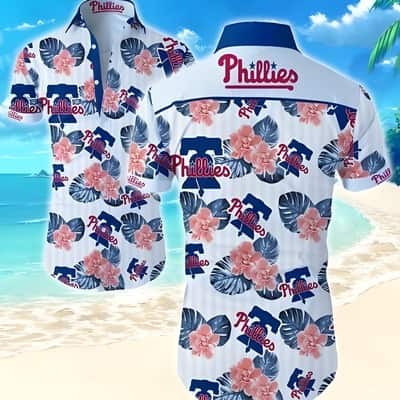 MLB Philadelphia Phillies Hawaiian Shirt Aloha Flora Pattern Trendy Summer Gift
