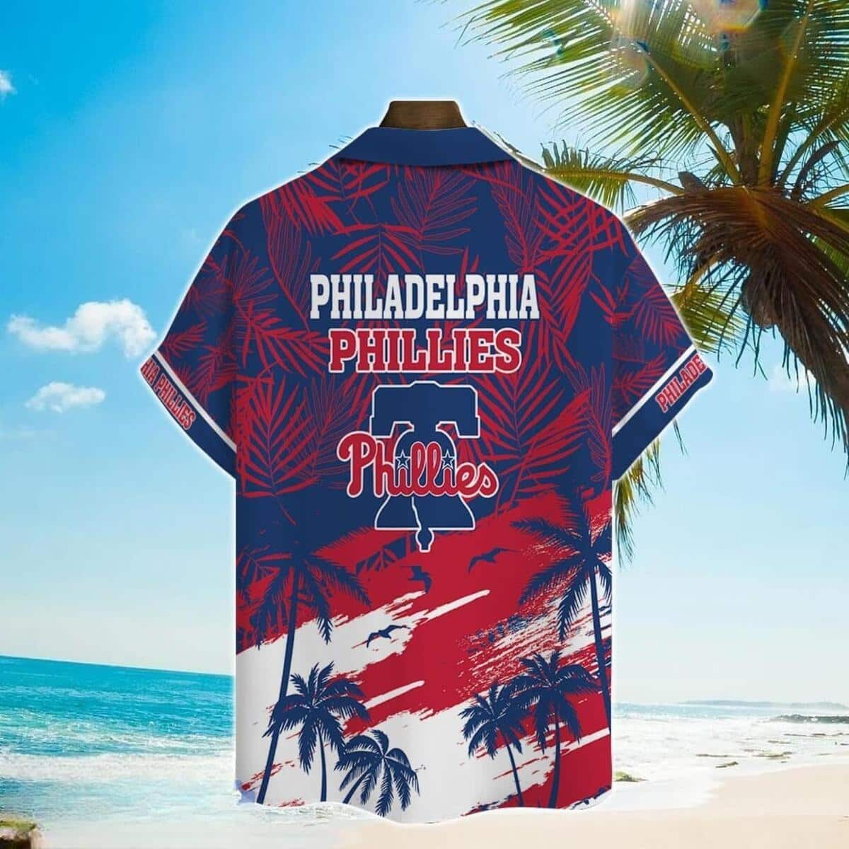 Stylish Aloha MLB Philadelphia Phillies Hawaiian Shirt Beautiful Tropical Forest Beach Gift For Dad