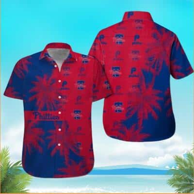 MLB Philadelphia Phillies Hawaiian Shirt Tropical Flora Pattern Cool Aloha Beach Gift For Friend