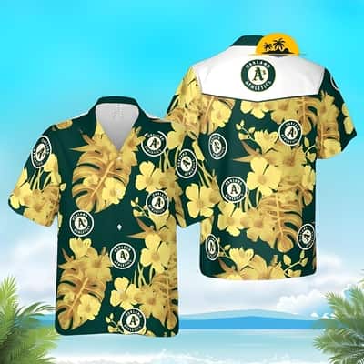 MLB Oakland Athletics Hawaiian Shirt Aloha Tropical Summer Gift For Coaches Baseball