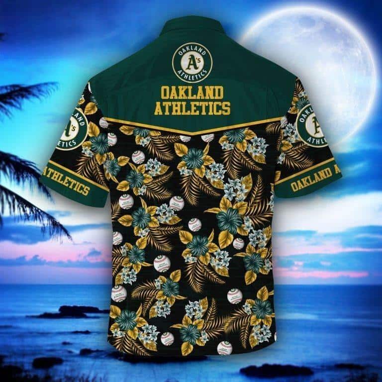 MLB Oakland Athletics Hawaiian Shirt Stylish Family Baseball Homerun Team Spirit Beach Lovers Gift