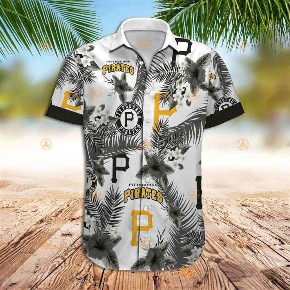 MLB Pittsburgh Pirates Hawaiian Shirt Classic Tropical Pattern Gift For Beach Trip