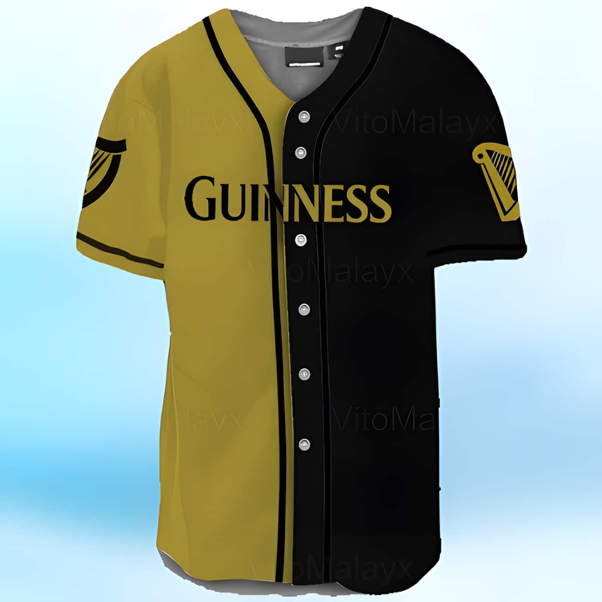 Dual Colors Guinness Beer Baseball Jersey Gift For Sport Dad