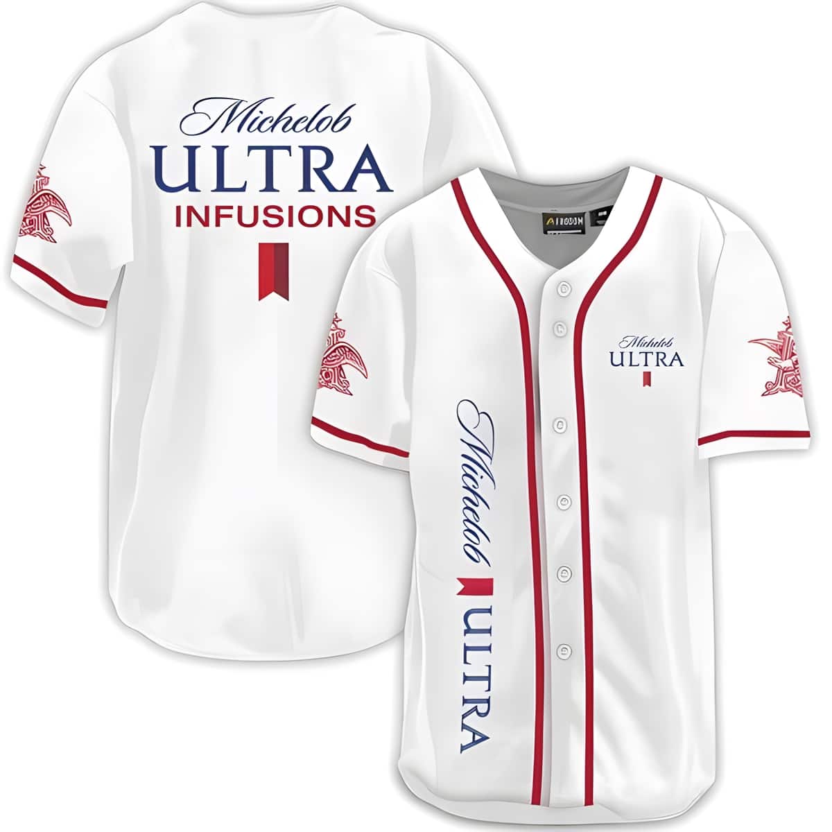 Michelob ULTRA Infusions Baseball Jersey Pomegranate & Agave Light Beer Cool Gift For Baseball Fanclub