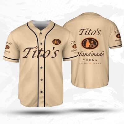 Tito’s Baseball Jersey Handmade Vodka Gift For Sporty Fans