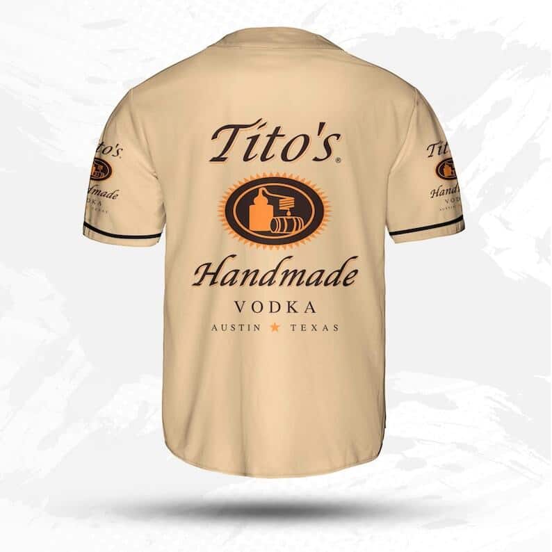 Tito’s Baseball Jersey Handmade Vodka Gift For Sporty Fans