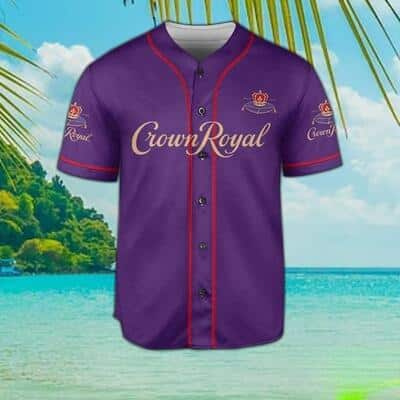 Purple Basic Crown Royal Baseball Jersey Gift For Sport Lovers
