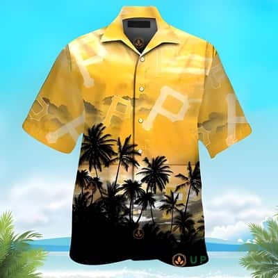 Summer Aloha MLB Pittsburgh Pirates Hawaiian Shirt Palm Trees Pattern