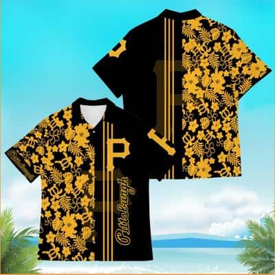 Beach Aloha MLB Pittsburgh Pirates Hawaiian Shirt Turtle And Flowers Pattern