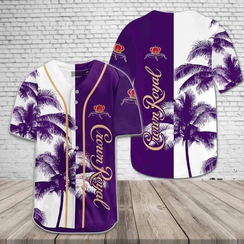 Crown Royal Baseball Jersey Coconut Haiwaii Gift For Sport Lovers