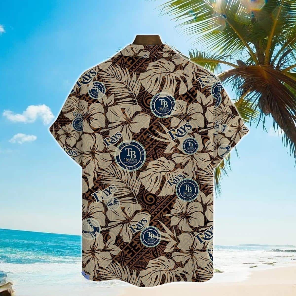 Vintage MLB Tampa Bay Rays Hawaiian Shirt Simple Hibiscus Flowers Aloha Gift For Summer Holiday
