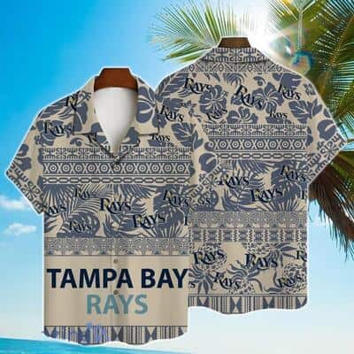 Retro MLB Tampa Bay Rays Hawaiian Shirt Tropical Forest Aloha Summer Gift For Friends