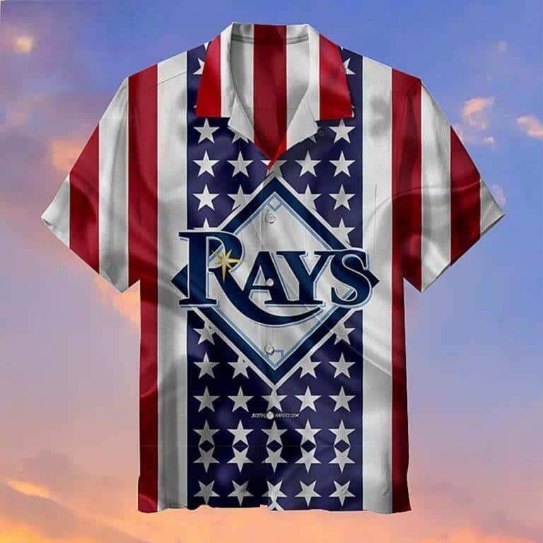 Tampa Bay Rays MLB Hawaiian Shirt 4th Of July Independence Day