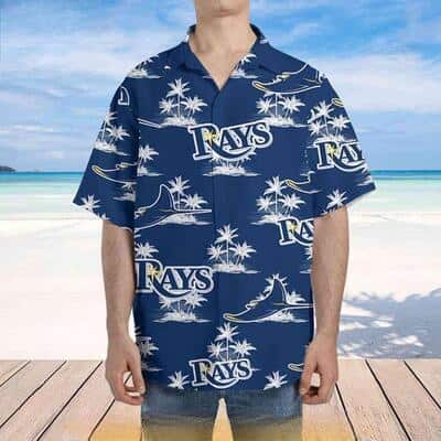 Summer MLB Tampa Bay Rays Hawaiian Shirt Ocean Animal Tropical Beach Lovers Gift