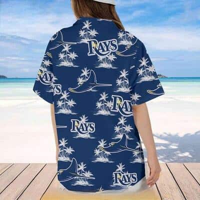 Summer MLB Tampa Bay Rays Hawaiian Shirt Ocean Animal Tropical Beach Lovers Gift