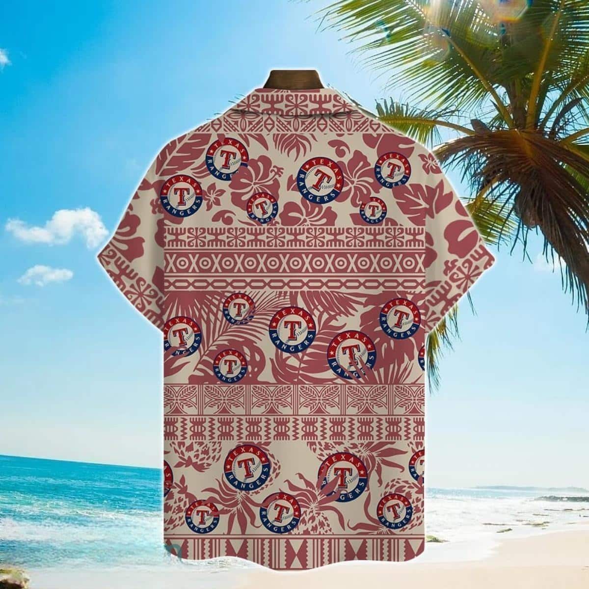MLB Texas Rangers Hawaiian Shirt Aloha Tropical Template Trendy Summer Gift