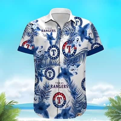 MLB Texas Rangers Hawaiian Shirt Tropical Landscape Summer Lovers Gift