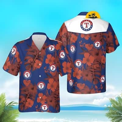 MLB Texas Rangers Hawaiian Shirt Aloha Blossom Trendy Summer Gift