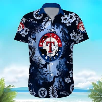 MLB Texas Rangers Hawaiian Shirt Marine Creatures Summer Lovers Gift