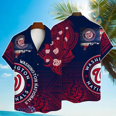 MLB Washington Nationals Hawaiian Shirt Polynesian Beach Gift For Loyal Fans