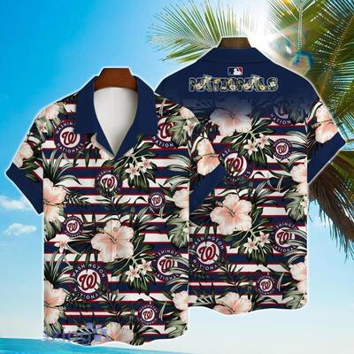MLB Washington Nationals Hawaiian Shirt Lush Forest Aloha Beach Lovers Gift