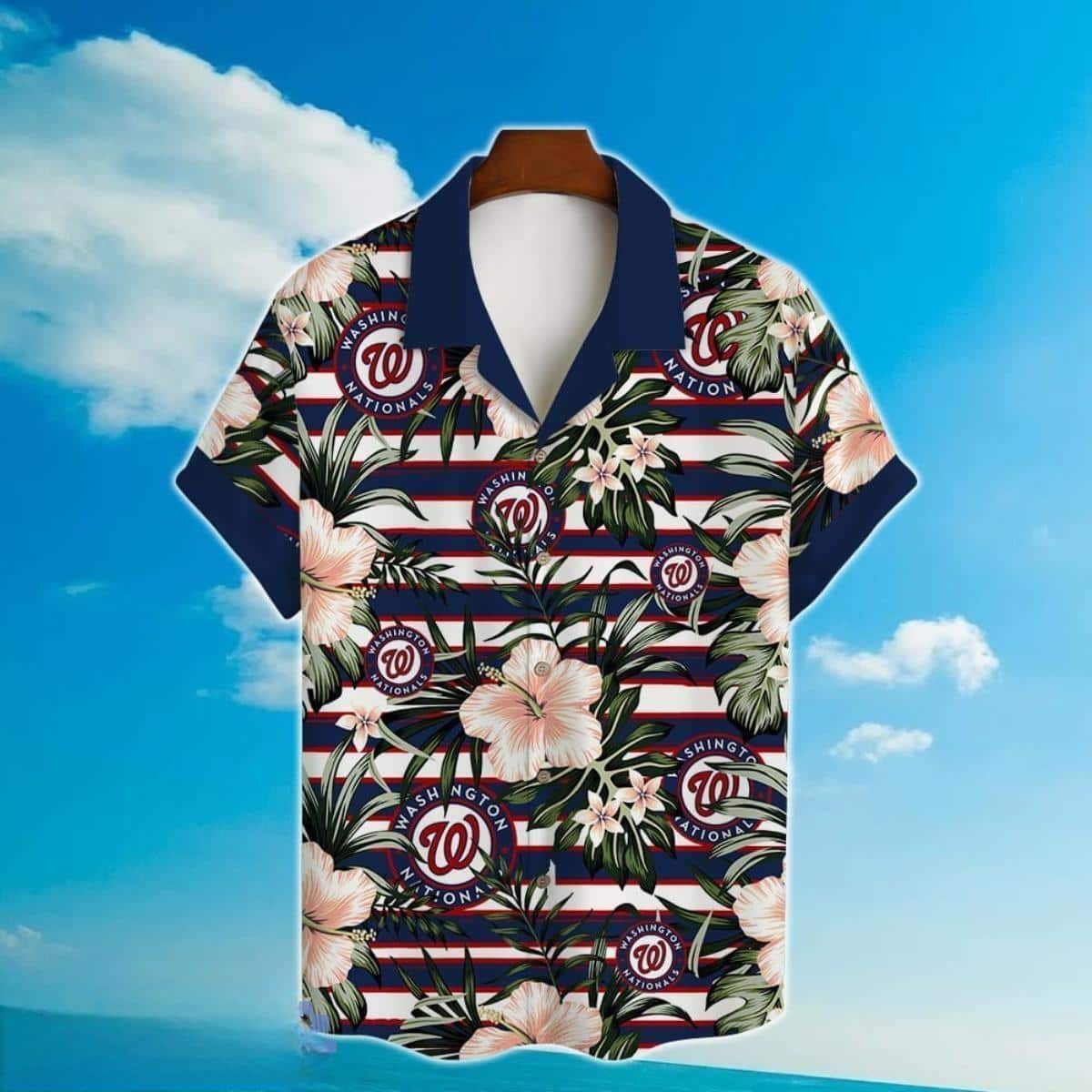 MLB Washington Nationals Hawaiian Shirt Lush Forest Aloha Beach Lovers Gift