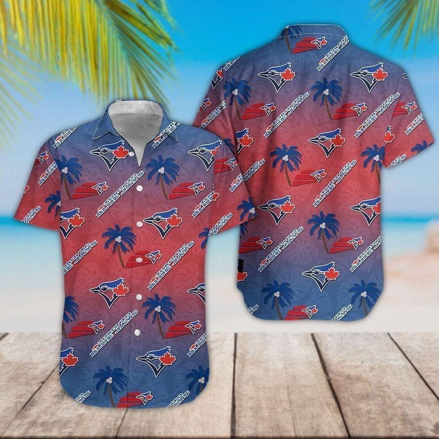 MLB Toronto Blue Jays Hawaiian Shirt Aloha Palm Trees Gift For Summer Holiday