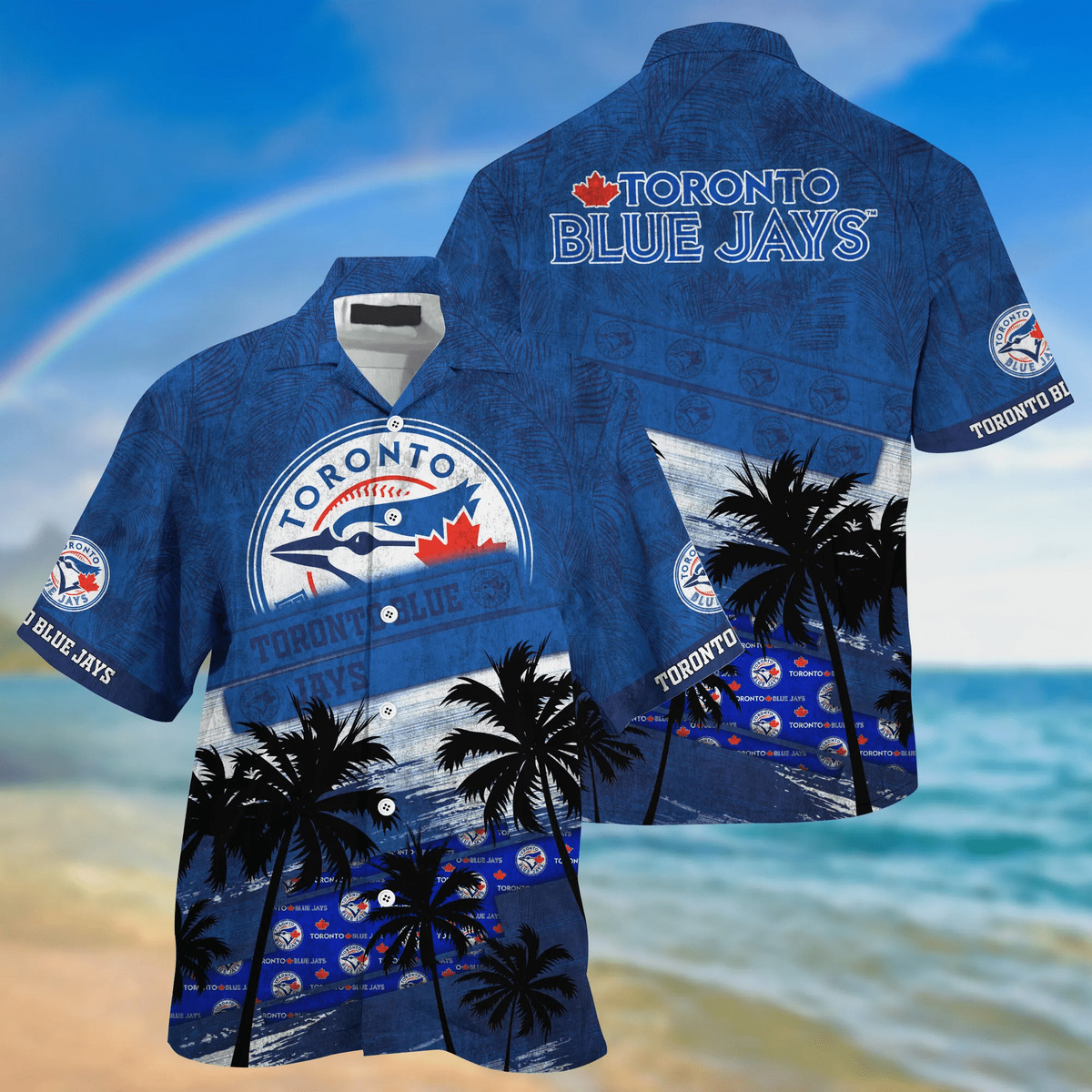 MLB Toronto Blue Jays Hawaiian Shirt Vintage Tropical Forest Trendy Summer Gift