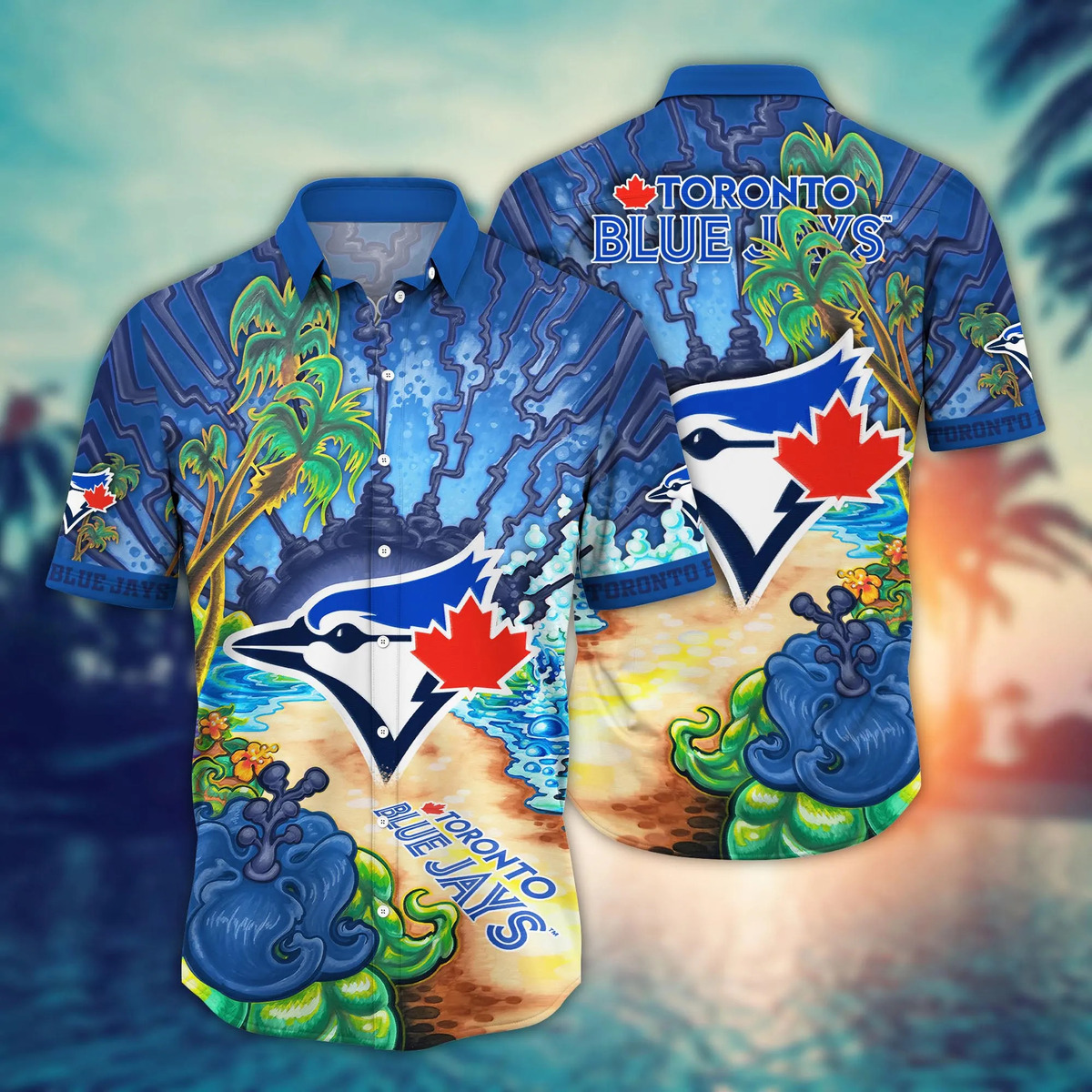 MLB Toronto Blue Jays Hawaiian Shirt Unique Tropical Flower Gift For MLB Fans