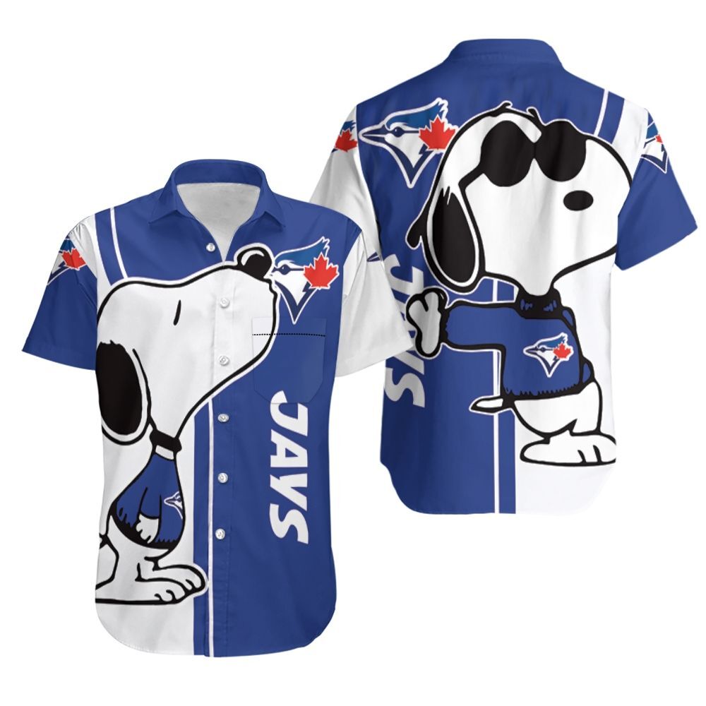 MLB Toronto Blue Jays Hawaiian Shirt Cool Snoopy Dog Gift For Beach Trip