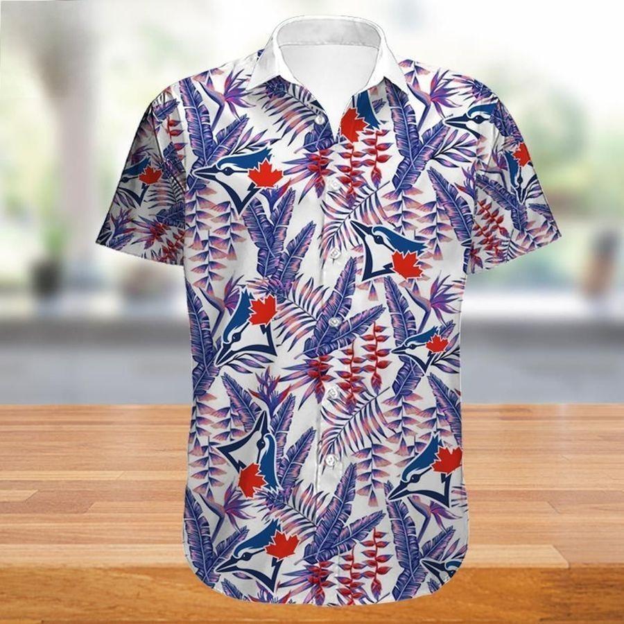 MLB Toronto Blue Jays Hawaiian Shirt Aloha Tropical Floweret Beach Trip Gift
