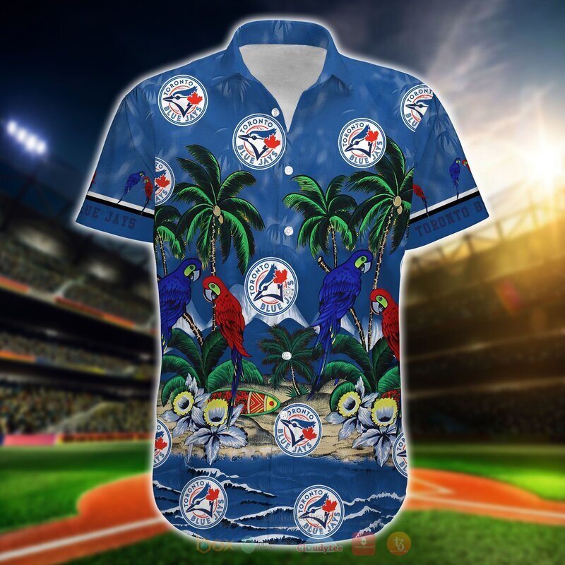 MLB Toronto Blue Jays Hawaiian Shirt Aloha Tropical Ecosystem Beach Lovers Gift