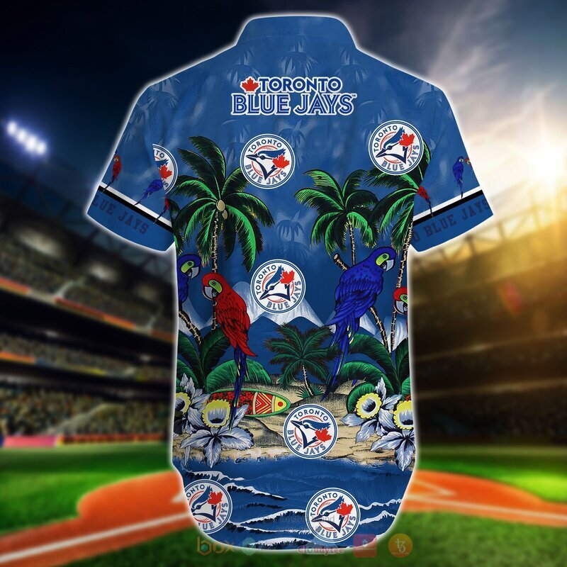MLB Toronto Blue Jays Hawaiian Shirt Aloha Tropical Ecosystem Beach Lovers Gift