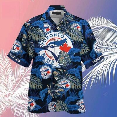 MLB Toronto Blue Jays Hawaiian Shirt Stress Blessed Obsessed Beach Lovers Gift