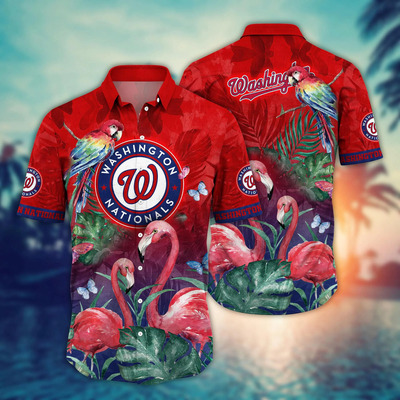 MLB Washington Nationals Hawaiian Shirt Aloha Ecosystem Summer Holiday Gift